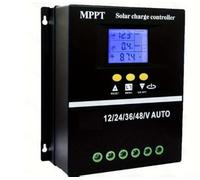 Pour MPPT pour contrôleur solaire 60 A 80 A 100 A avec détection automatique de tension pour systèmes de batterie 12 V 24 V 36 V 48 V et plusieurs fonctions de sécurité (80 A)