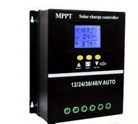 Pour MPPT pour contrôleur solaire 60 A 80 A 100 A avec détection automatique de tension pour systèmes de batterie 12 V 24 V 36 V 48 V et plusieurs fonctions de sécurité (60 A)