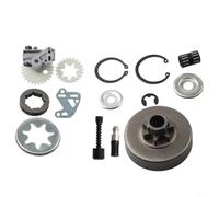 Pour MS381 MS380 038 038AV - Kit de réparation de pignon de roue de tambour d'embrayage avec roulements à aiguilles, joints E-clips, rondelles en métal et plastique pour équipement électrique