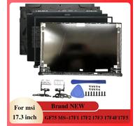 Pour MSI GF75 MS-17F1 17F2 17F3 17F4 17F5 nouveaux ordinateurs portables écran LCD couverture arrière/lunette avant/charnières/repose-paume/accessoires d'ordinateur portable inférieur A Hinges