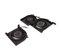 Pour MSI GS66 CPU GPU Ventilateur de Refroidissement 4pin Connecteur en Alliage D'aluminium Ordinateur Portable Refroidisseur D'air Ventilateur Pour 10SD 10SGS 10SFS 10SF 10SE (Ventilateur CPU et GPU)