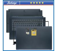 Pour MSI Prestige 15 MS-16S3 16S6 P15 cadre de couverture supérieure repose-paume coque inférieure écran coque arrière charnière de lunette couvercle inférieur supérieur Coquille D