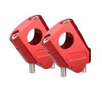 pour MSX125 pour MSX 125 Guidon De Moto Modifié 22 Mm Guidon Surélevé À Changement De Vitesse Arrière Base Surélevée Pontets De Guidon De Moto(Red)