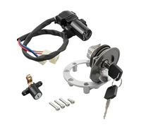 Pour MT-03 2006-2012 Kit De Clés Pour Bouchon De Réservoir De Carburant Contacteur D'allumage Et Verrouillage De Selle Serrure Commutateur Clé Contact