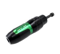 Pour MT-03 MT-09 MT-10 MT 03 09 FZ09 FZ10 CNC Cadre Crash Pads Échappement Curseurs Crash Protecteur Avec Logo(Green c)