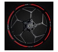 Pour Mt-03 Pour Mt03 Pour MT 03 Ensemble Décoration Décalcomanies Moyeu Autocollant Jante Cadre Roue 17 Pouces Réfléchissant Et Étanche(Multi-colored16)