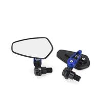 Pour MT 07 09 MT10 Pour SP Pour XSR700 Pour XSR900 Pour FZ07 Pour MT-10 Pour MT-07 Rotation latérale Moto Rétroviseurs Latéraux Pour Moto(Blue)