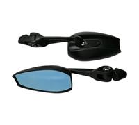 POUR MT-07 MT07 YBR 125Z NMAX 155 Accessoires De Moto En Aluminium Bleu Verre Rétroviseur Rétroviseurs Latéraux Moto Latéraux Rétroviseur(Black blue glass)