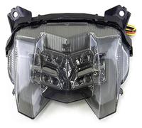 Pour MT-09 Pour FZ-09 2017 2018 2019 2020 Moto Lampe Indicateur Feux Arrière Freinage Clignotants Feu Arrière Intégré indicateurs moto clignotants Lumières(Smoke)