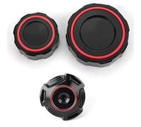 Pour MT-09 SP 2021-2025 Cache De Réservoir De Liquide De Frein Avant Et Arrière Et Bouchon De Remplissage D'huile Moteur En Aluminium CNC Pour Moto PYPFQUMQGR(3pcs Red)