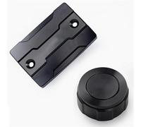Pour MT09 FZ09 2014-2022 Cache De Protection Pour Bouchon De Remplissage Et Réservoir De Liquide De Frein Avant Et Arrière PYPFQUMQGR(2 PCS Noir)