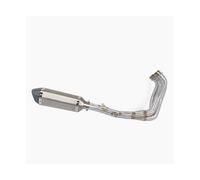 Pour MT09 MT-09 FZ-09 Pas Traceur 2014-2018 Systèmes De Tuyaux D'échappement Complets Pour Motos Enfiler Avec Silencieux D'échappement AJOHBM(2)