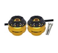 pour Multistrada 950 Multistrada 950S Moto Avant Arrière Essieu Fourche Crash Slider Protector Pad Anti-Choc(Front Gold)