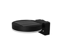 LEDVANCE Applique murale solaire Endura Style cercle unique, polycarbonate, 6 W, noir, taille unique