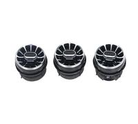 pour Mustang 2015-2021 : Grille d'aération de la climatisation du Tableau de Bord Sortie d'air de la Turbine éclairage d'ambiance Grille de Ventilation Avant (Ancien modèle 3 pièces)