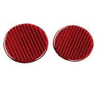 Pour Mustang GT 2015-2021 Autocollant Décoratif Garniture Couvercle Fente Gobelet D'eau Automatique Panneaux Intérieurs De Voiture(Red)