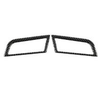 Pour Mustang GT 2015-2021 Autocollants Garniture Ventilation Gauche Droite Tableau Bord Cadre De Console Centrale Intérieure Intérieurs Voiture(Black)