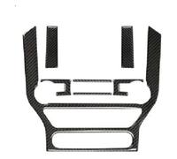 Pour Mustang GT 2015-2021 Garniture Centrale Intérieure Console Multimédia Couverture Du Panneau Intérieur(Black,X1)