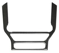 Pour Mustang GT 2015-2021 Garniture Centrale Intérieure Console Multimédia Couverture Du Panneau Intérieur(Black,X2)