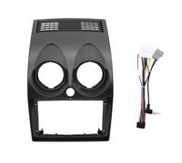 pour N&issan pour Rogue pour Qashqai pour Dualis 2008-2013 Façade D'autoradio 2DIN 9 Pouces avec Câble d'alimentation Et Faisceau Câbles Autoradio Cache Radio(Frame Cable-A)
