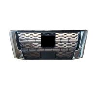 Pour Navara Pour NP300 Pro-4X 2021 2022 Grilles Calandre Pare-chocs Avant | Calandre Sport Les Grilles De Course De Calandre Avant Couvrent La Gril Avec Des Lumières(Sliver with leds)