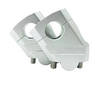 pour NC700X pour NC750X pour CBF600S pour NC700 X Supports De Montage De Guidon De Moto en Aluminium 22 Mm 7/8" Pontets De Guidon De Moto(Silver)
