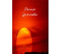 Pour ne pas que tu m'oublies: journal de voyage ligné: MAGNIFIQUE CARNET DE NOTES, JOURNAL INTIME, NOTEBOOK OU JOURNAL DE VOYAGE POUR HOMMES ET FEMMES 110 PAGES A5