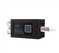 Pour Nerdminer V2 Pro Miner 78KH/S Mini Loterie Bitcoin avec Ventilateur Lumineux BTC Solo Mining Noir