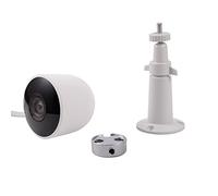 pour Nest Cam Fixation Murale par Holaca Polyvalente Support en Aluminium pour Nest Cam extérieur, White-Aluminum