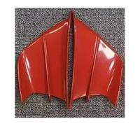 pour Ninja 636 400 300 205 pour ZX6R 9R 10R 14R pour ZX636 Rétroviseurs De Moto Ailes Aérodynamiques Ailes Latérales Carénage Becquet Aileron Latéral De Moto Carénage(Rouge)