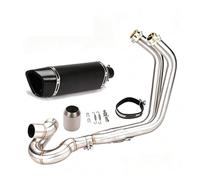 Pour Ninja 650 pour Z650 2017-2019 silencieux d'échappement tuyau avant système complet tuyaux d'échappement Tuyau d'échappement à enfiler