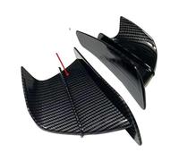 pour Ninja H2 H2R S1000RR pour H2 ABS Moto Winglet Aile Latérale Aérodynamique Spoiler Aile Latérale De Moto Aileron Latéral Carénage Moto(Glossy Carbon Look)