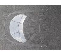 Pour Ninja Pour ZX6R Pour RS50 1995 1996 1997 Moto Pare-brise Pare-brise Flux D'air Viser Déflecteurs Écran Capot Pièces Flyscreen Pare-brise Moto
