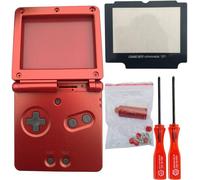 Pour Nintendo Gba Sp Pour Gameboy Housing Cover Coque De Remplacement Pour Shell Pour Advance Sp - Rouge