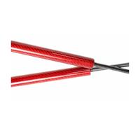 Pour Nissan GT-R R35 Pour Skyline Pour Coupé 2008-2019 Support Levage Jambe Force À Gaz Capot Avant Ressorts À Gaz Amortisseur Capot Vérin De Capot(Red carbon fiber)