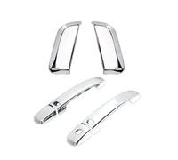 Pour Nissan PATHFINDER 05-12 Chrome 4 Poignée de porte sans PSG KH + Couvercle de trou de serrure intelligent