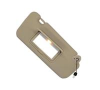 pour Nissan pour Murano 2009 2010-2014 Conduite À Gauche Gris/Beige Panneau De Pare-Soleil Intérieur Voiture avec Lumière Miroir Pare-soleils intérieur(Beige Right)