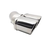 Pour Nissan Pour Qashqai 2006-2023 Embout Silencieux D'échappement En Acier Inoxydable Double Tuyau 1 À 2 Modifié Pour Voiture Tuyaux D'échappement(Silver)