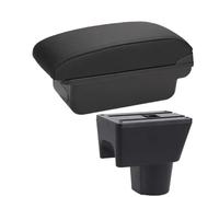 Pour Nissan Pour Terrano 3 Boîte D'accoudoir De Voiture Boîte De Rangement De Rénovation Détails Intérieurs Accessoires WEFOLCC(C2 Black line NO USB)