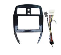 pour Nissan pour Versa pour Note 2015-2019 Autoradio 10,1 Pouces Android Stéréo Lecteur 2DIN Façade Et Panneau De Tableau De Bord KLAUER(Frame with Cable)