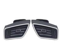 Pour Nissan Pour X-Trail 2014-2016 Pour Qashqai 2016-2021 Sortie D'air Centrale Avant Du Tableau De Bord Accessoires Auto(Left-right-Silver)