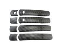 Pour Nissan Pour X-Trail T33 Pour Qashqai 2008-2013 Garniture Poignée Porte En Carbone Noir poignée de porte extérieure de voiture(Type G)