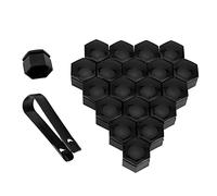 Pour Nissan Qashqai 20pcs Cache-éCrou Boulons Et éCrous De Roue De Voiture Capuchons Hexagonal Protection Bouchon D'éCrou De Pneu Avec Outil Demontage