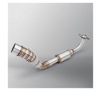 pour NMAX155 2015 2016 2017 2018 2019 Système D'échappement Moto 51 Mm, Tube De Liaison Avant Moto Silencieux D'échappement Lien Tuyau(Type C 1 Part)