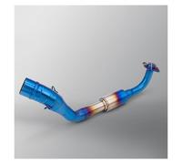 pour NMAX155 2015 2016 2017 2018 2019 Système D'échappement Moto 51 Mm, Tube De Liaison Avant Moto Silencieux D'échappement Lien Tuyau(Type B 1 Part)