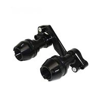 pour NMAX155 pour NMAX 155 Moto Fourche Avant Roue Tuyau De Chute Cadre Curseur Anti Crash Protecteur Accessoires Glissière Anti Chute(Rear Black)