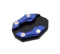 pour NMAX155 pour XMAX300 Scooter Moto Vélo Béquille Extender Pied Béquille Latérale Rallonge Plaque De Support Base Antidérapante Support Agrandir Pad(Blue)