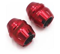 Pour NMAX155 XMAX300 NMAX 155 XMAX 300 250 Moto Fourche Avant Roue Protection Contre Les Chutes Cadre Curseur Anti Crash Protecteur glissière protection cadre(Red)