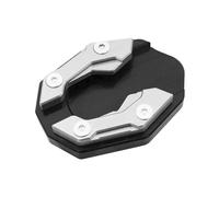 pour NMAX155 XMAX300 Scooter Moto Vélo Béquille Extender Pied Béquille Latérale Rallonge Plaque De Support Base Antidérapante(Silver)