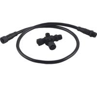 Pour NMEA 2000 Câble d'épine dorsale avec connecteur en T 5 broches étanche M12 0,5 m pour réseaux Garmin